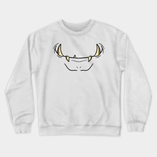 Monster Mouth  - Face Mask Crewneck Sweatshirt